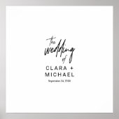 Poster de signature du Mariage de la calligraphie  (Devant)