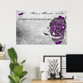 Poster de signature du Mariage du crâne de sucre (Bureau à domicile)