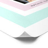 Poster de signature Grad Photo Plum Léger et Mint (Coin)