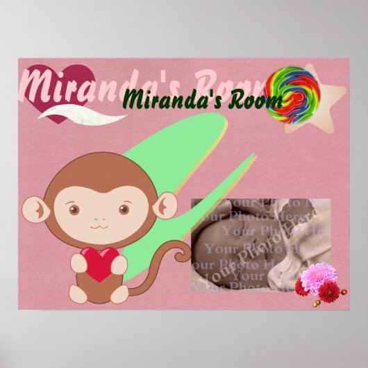 Poster de singe (Devant)