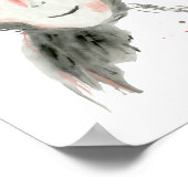 Poster de singe aquarelle (Coin)