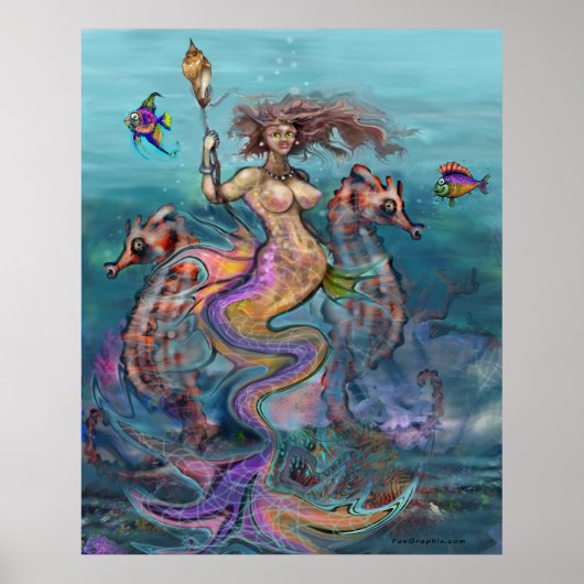 Poster de sirène (Devant)