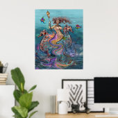 Poster de sirène (Bureau à domicile)
