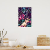 Poster de sirène et de poisson (Cuisine)