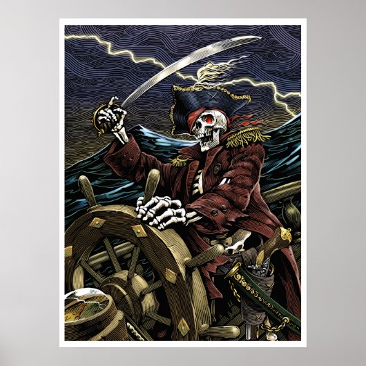 Poster de Skeleton Pirate (Devant)