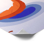 poster de ski Glencoe Scotland (Coin)