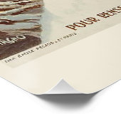 Poster de ski Vintage de Chamonix Mont Blanc (Coin)