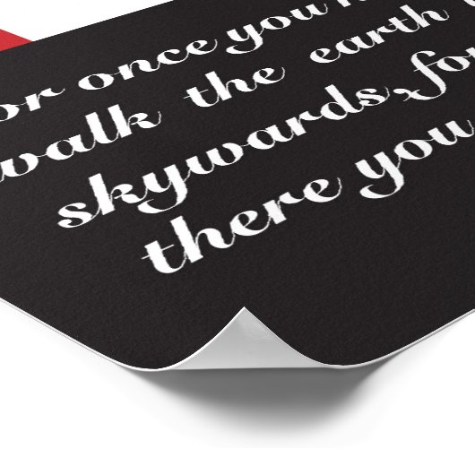 Poster de SkyDive en combinaison ailée (Coin)