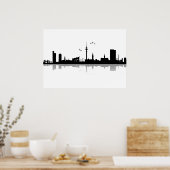 Poster de Skyline Hambourg (Cuisine)