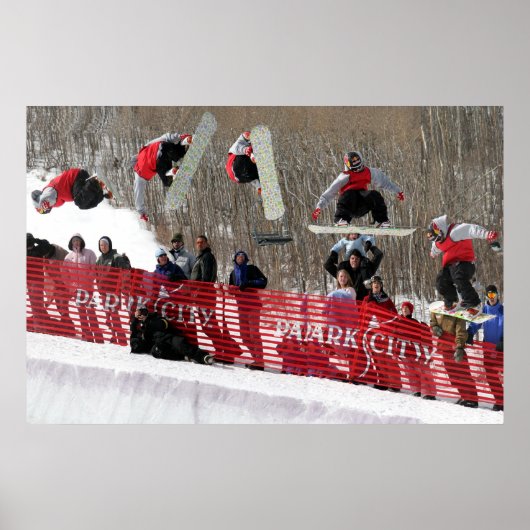 Poster de snowboard (Devant)