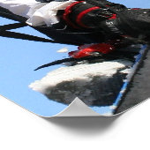 Poster de snowboard pour adolescents (Coin)