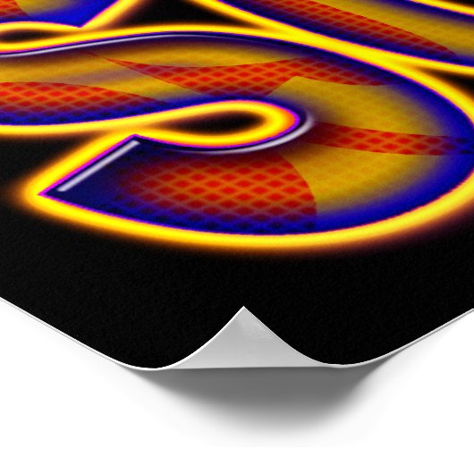 POSTER DE SOCCER PEAC LOVE (Coin)