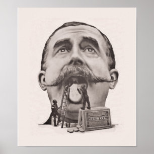 Poster de soins dentaires vintages