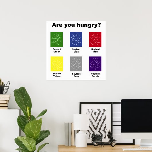 Poster de soja (Bureau à domicile)