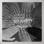 Poster de solidarité (Devant)