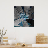 Poster de solidarité (Cuisine)