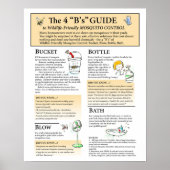 Poster de solutions pour moustiques respectueuses  (Devant)