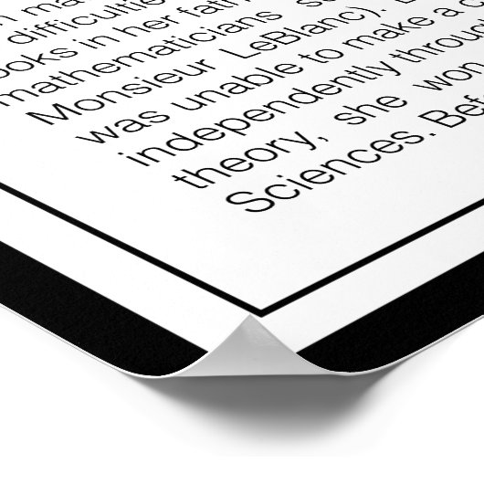 Poster de Sophie Germain (Coin)