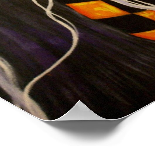 Poster de sorcière en carton (Coin)