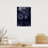 Poster de sorcière et de lune (Cuisine)