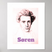 Poster de Søren Kierkegaard (Devant)