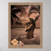 Poster de soufflage conique avec cadre (Devant)