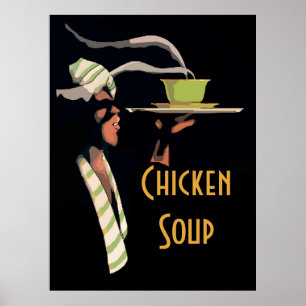Poster de soupe de cuisine