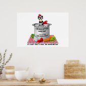 Poster de soupe de poulet (Cuisine)