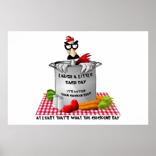 Poster de soupe de poulet (Devant)