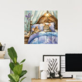 Poster de souris au coucher (Bureau à domicile)