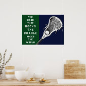 Poster de sport motivationnel Lacrosse (Cuisine)