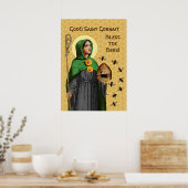 Poster de St. Gobnait de Ballyvourney (SAE 003) (Cuisine)