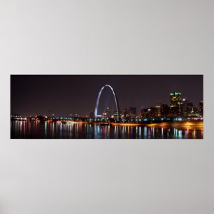 Poster de St. Louis Skyline