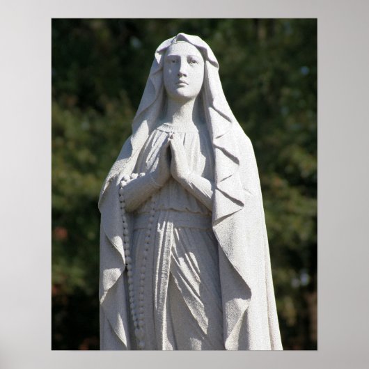 Poster de St. Mary dans la prière 16x20 (Devant)
