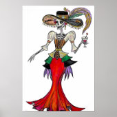 Poster de Steampunk Catrina, Dia de los Muertos (Devant)