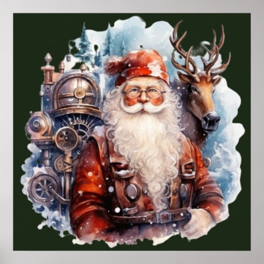 Poster de Steampunk Père Noël (Devant)
