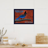 Poster de Steller's Jay On Inner Birch Bark (Cuisine)