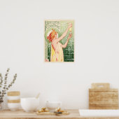 Poster de style Belle Epoque d'Art vintage Nouveua (Cuisine)