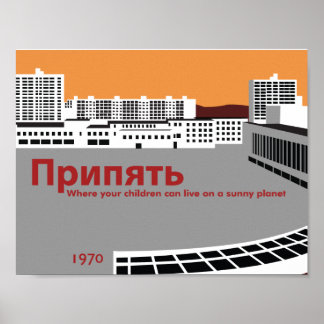 Poster de style Propagande Pripyat
