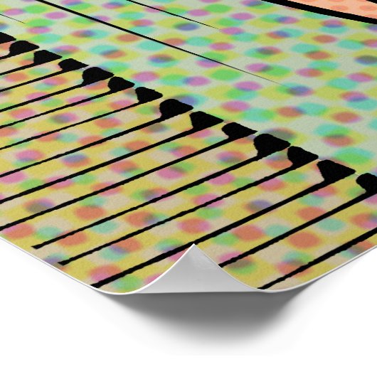 Poster de style rétro "No Butt Stuff" (Coin)