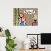 Poster de style rétro "No Butt Stuff" (Bureau à domicile)
