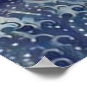 Poster de style Ukiyoe du pont Mackinac (Coin)