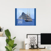 Poster de succès motivationnel - Dream Building (Bureau à domicile)