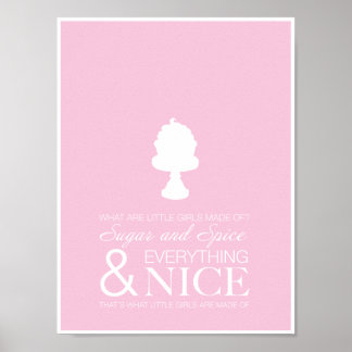 Poster de sucre et d'épices