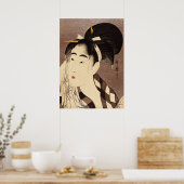 Poster de sueur de femme essuyant (Cuisine)