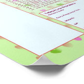 Poster de suivi de grossesse (Coin)