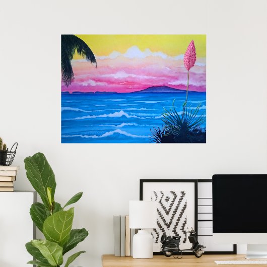 Poster de Sunset Ocean (Bureau à domicile)