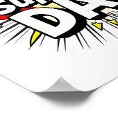 Poster de Super Papa - Gras Mur Art pour votre quo (Coin)