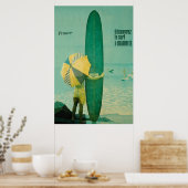 Poster de surf de Biarritz | SURF | Surfer (Cuisine)