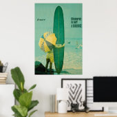 Poster de surf de Biarritz | SURF | Surfer (Bureau à domicile)